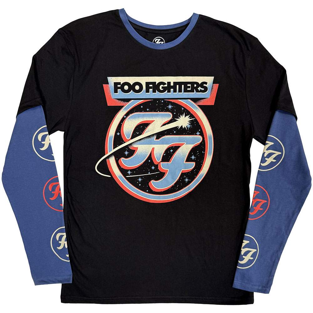 Foo Fighters - Comet Longsleeve shirt - Zwart/Donkerblauw